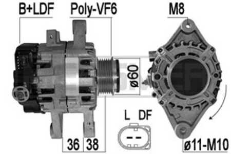 Generator, citroën c1 ii, peugeot 108, toyota aygo, 27060-0Q180, B0 007 719 80