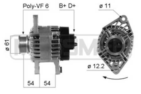 Generator, alfa romeo,fiat,lancia, 46782212, 46782213, 60816557, 71721106