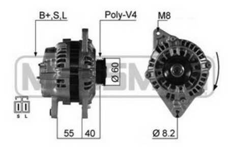 Generator, hyundai,proton, 37300-22011, 37300-22020, 37300-22023