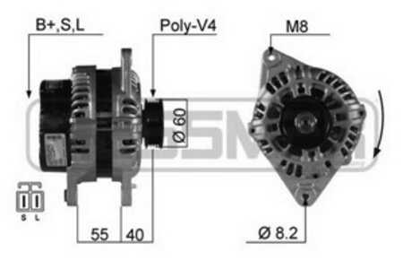 Generator, hyundai accent i, accent sedan, coupe, lantra ii, lantra kombi ii, 37300-22200