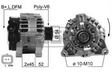 Generator, citroën,fiat,lancia,peugeot, 5702 E8, 5702 F2, 5702 K2, 5705 4K, 5705 5B, 5705 5C, 5705 5U, 5705 5V, 5705 7A, 5705 7