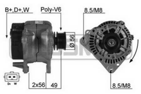 Generator, audi,skoda,vw, 028 903 018 A, 028 903 018 AX, 037 903 025 A, 037 903 025 C