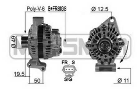 Generator, ford fiesta v, fusion, mazda 2, 1140138, 1140139, 1436602, 1436603, 1478228, 1478281, 1592234, 2S6T 10300 CB, 2S6T 1