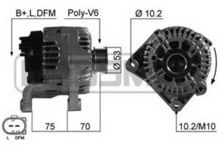 Generator, bmw 3 [e46], 3 cabriolet [e46], 3 compact [e46], 3 coupé [e46], 3 touring [e46], x3 [e83], x5 [e53], land rover free