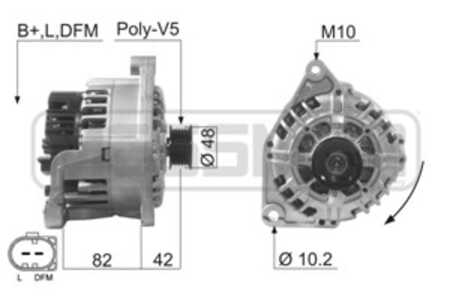 Generator, seat arosa, skoda fabia i, fabia combi i, fabia praktik i, fabia sedan i, vw lupo i, 047 903 015 Q, 047 903 017