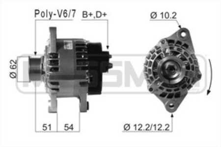 Generator, alfa romeo,fiat,lancia, 46428730, 46430533, 46445660, 46457327, 46765835, 46765837, 60812583, 71739603, 7781075