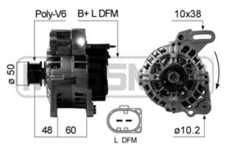 Generator, seat,skoda,vw, 037 903 025 G, 037 903 025 N, 379 030 25G, 379 030 25N