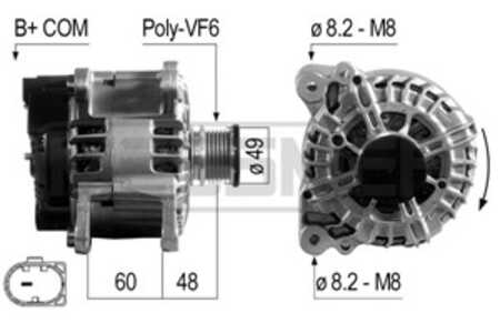 Generator, audi,seat,skoda,vw, 03G 903 016 B, 03G 903 016 BX, 03G 903 016 E, 03G 903 016 EX, 03G 903 016 G, 03G 903 016 GX, 3G9