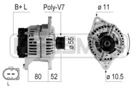 Generator, fiat,iveco, 504009978