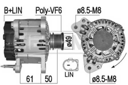 Generator, audi,seat,skoda,vw, 03L 903 023 J, 03L 903 023 JX