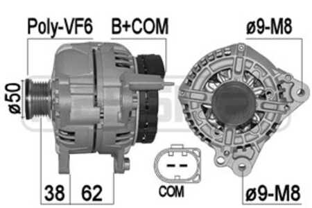 Generator, skoda fabia ii, fabia combi ii, 03E 903 023 A