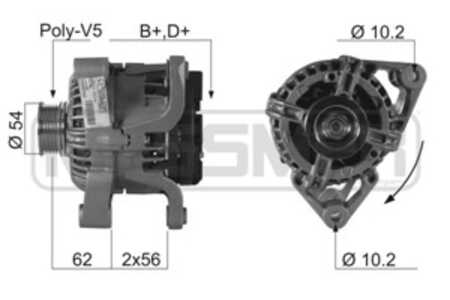 Generator, opel,vauxhall, 09 117 932, 12 04 136, 24 463 064 YJ, 62 04 071, 62 04 075, 62 04 102, 62 04 135, 62 04 244, 90 543 2