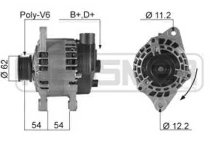 Generator, fiat,lancia, 46740243