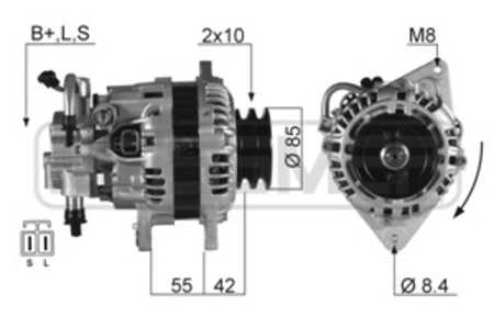 Generator, hyundai,mitsubishi, 37300-42354, 37300-42355, 37300-42356, 37300-42356AT