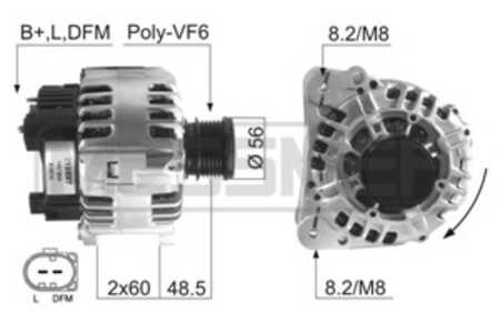 Generator, audi,seat,skoda,vw, 038 903 023 K, 038 903 023 Q, 038 903 024 B, 045 903 023 B, 045 903 025 B