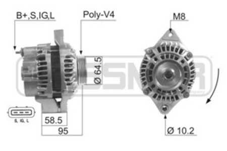 Generator, suzuki, 31400-66D00, 31400-66D01, 31400-66D02, 31400-79G00, 31400-81A00, A005TA3891, A5TA3891, A5TA3891A, A5TA3891ZC