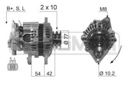 Generator, mitsubishi,nissan, A002TN0399, A002TN0499, A2TN0399, A2TN0499, MD304129, MD313939