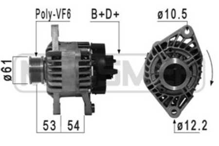 Generator, fiat, 46763533, 46774430