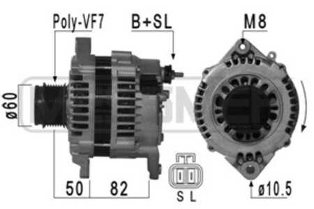 Generator, nissan,opel,renault,renault trucks, 23100-DB000, 23100-DB00A, 23100-DB00B, 44 06 495, 44 19 036, 44 19 088, 50 10 43