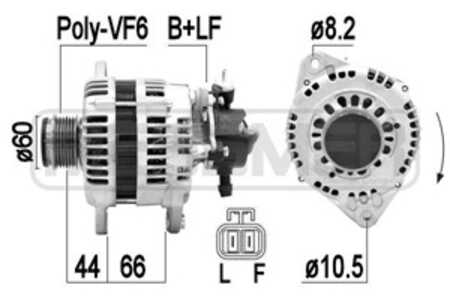 Generator, opel,vauxhall, 62 04 198, 62 04 252, 8-97363-832-0, 8-97363-832-1, 8-97363-832-2, 8-97363-833-0, 8-97363-833-1, 8-98