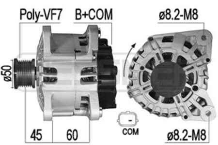 Generator, dacia,nissan,renault,smart, 23 10 066 77R, 23 10 078 42R