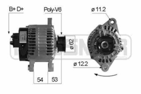 Generator, alfa romeo,fiat,lancia, 46430531, 46448434, 46763532, 60812814, 60816047