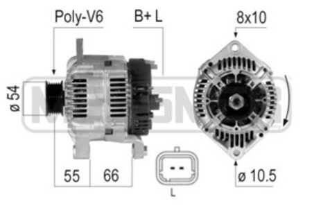 Generator, opel,renault,volvo, 44 01 479, 44 02 600, 44 04 174, 44 05 408, 77 00 428 035, 77 00 430 183, 77 00 430 579, 77 00 4