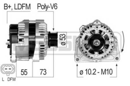 Generator, chevrolet,opel,vauxhall, 12 02 262, 12 02 343, 12 04 180, 13 502 595, 13 579 667, 95 515 973