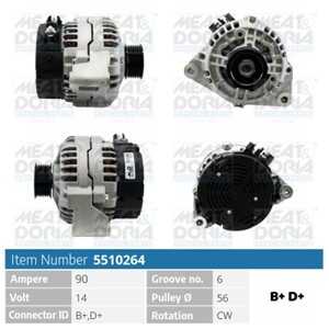 Generator, citroën,fiat,lancia,mercedes-benz,peugeot, 0091547602, 0131546902, 5705 JA, 5705 S2, 5705 W4, 5705 W5, 91547602, 915