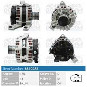 Generator, volvo c70 cabriolet ii, s40 ii, s60 ii, s80 ii, v40 halvkombi, v60 i, v70 iii, xc60 suv i, xc70 ii, xc90 i, 30659131