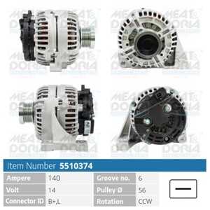 Generator, volvo s40 i, s60 i, s70, s80 i, v40 kombi, v70 i, v70 ii, xc70 cross country i, xc90 i, 8602275, 8602343, 8676498, 9