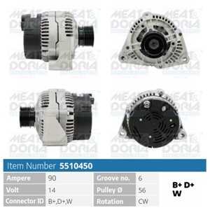 Generator, daewoo,jaguar,mercedes-benz,ssangyong, 0091543002, 0091543502, 0091545802, 1516410R, 51 26101 7237, A0091543002, A00