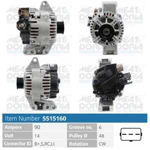 Generator, ford fiesta v, fiesta van v, ka, ka van, street ka, 1229424, 1450644, 1486806, 1718577, 3S5T-10300-AA, 3S5T-10300-AB