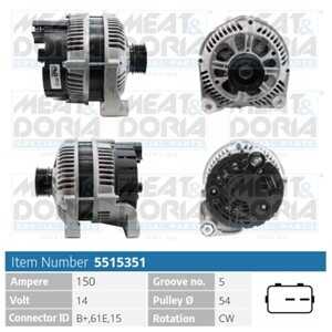 Generator, bmw 5 [e39], 5 touring [e39], 7 [e38], x5 [e53], z3 coupé [e36], land rover range rover iii, opel omega b, omega b k