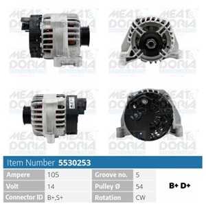 Generator, abarth,fiat, 1705484, 42758246, 51709132, 51714792, 51859039, 52003533, 9S51-10346-HA