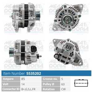 Generator, mitsubishi colt vi, colt czc cabriolet vi, lancer viii, lancer sportback viii, smart forfour, 1351540202, 1800A070, 