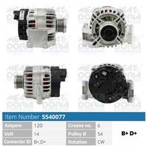 Generator, alfa romeo,fiat,lancia, 16 088 580 80, 1617116680, 1705008, 51805801, 51829383, 51854911, 51854912, 52003518, 9S51-1