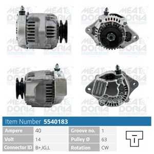 Generator, daihatsu cuore ii, cuore iv, hijet buss, hijet skåp, piaggio porter skåp, 27060-87201-000, 27060-87202-000, 27060-87