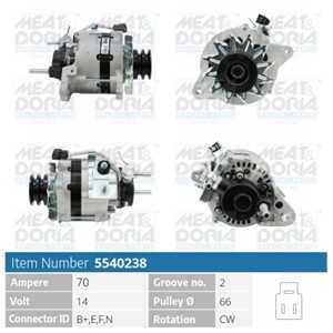 Generator, toyota hiace buss iii, hiace skåp ii, hiace skåp iii, land cruiser, 27020-54160, 27020-54210, 27030-54130, 27030-541