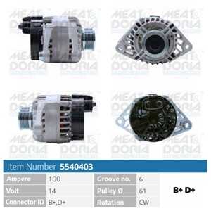 Generator, alfa romeo,fiat,lancia, 46782212, 46782213, 60816557, 71721106