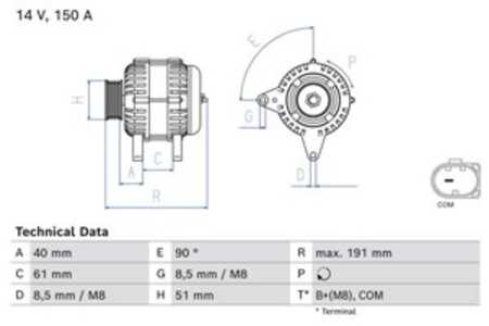 Generator, audi a4 allroad b8, a4 b8, a4 b8 avant, a5, a5 cabriolet, a5 sportback, q5, q5 van, 04L 903 017 D, 04L 903 017 E