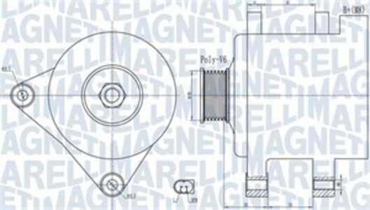 Generator, audi a3, seat altea, leon, skoda octavia ii, octavia combi ii, vw golf v, golf variant v, golf variant vi, 03C903023H