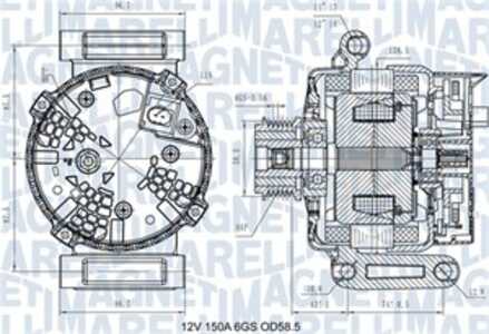 Generator, citroën,ford,peugeot, 1745661, 1797966, 1874992, 1889371, 2073243, 9674987580, CC1T10300BA, CC1T10300BB, CC1T10300BC