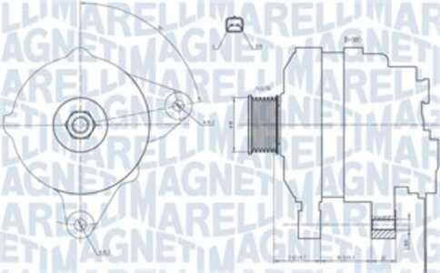 Generator, citroën c2, c3 i, c4 i, xsara, peugeot 1007, 207, 301, 307, 307 break, 307 cc, 307 sw, 9638543680, 9638543780, 96385