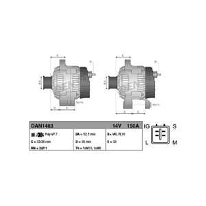 Generator, lexus gs, is iii, 27060-31060, 27060-31061, 27060-31062, 27060-31210, 27060-31211, 27060-31212