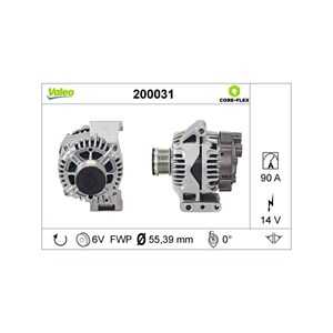 Generator, fiat,lancia,opel,subaru,suzuki,vauxhall, 13117279, 13243463, 13283344, 3140085E00, 31400-85E00, 3140085E00000, 31400