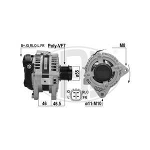 Generator, toyota camry sedan, rav 4 iii, 27060-28300, 27060-28301, 27060-28310, 27060-28311