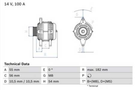 Generator, opel,vauxhall, 55556070, 6204073, 6204098, 6204138, 6204214, 6204238, 90 561 971, 90561971, 9117851, 9195 753, 91957