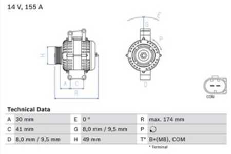 Generator, bmw, 12 31 4 487 081, 12 31 7 542 529, 12 31 7 543 083, 7542529, 7543083