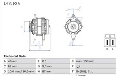 Generator, nissan almera ii, x-trail i, 23100 5M310, A 003 T B0771, A 3 T B0771